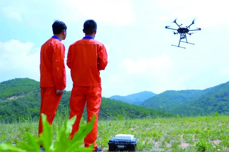 钦北无人机倾斜摄影巡检拍摄